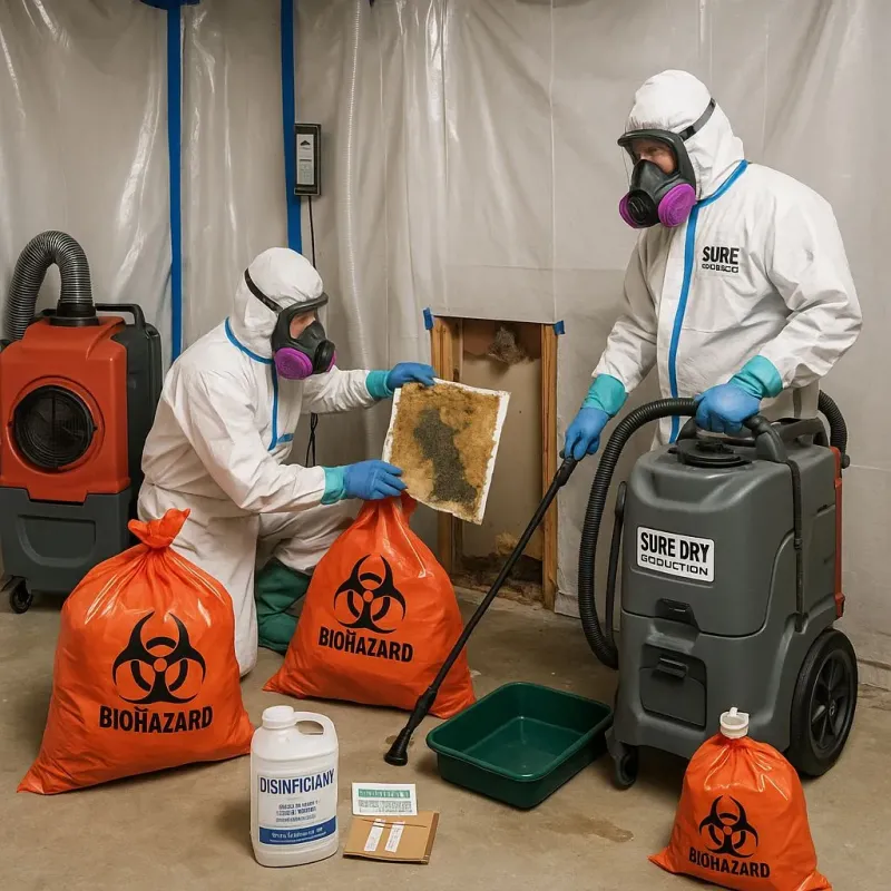 Contaminated Water Handling Protocols process in Lyman, MS